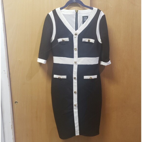 JAX Lined Bodycon Dress Size 4 HHH EXCELLENT CONDITION! - Picture 1 of 4